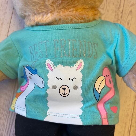 Build-A-Bear Happy Birthday Teddy – “Best Friends” Shirt – Plush Stuffed Animal - Picture 5 of 13